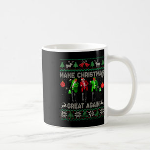 Make Christmas Great Again Santa Trump Dance Ugly  Coffee Mug