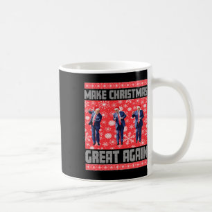Make Christmas Great Again Santa Trump Dance Ugly Coffee Mug