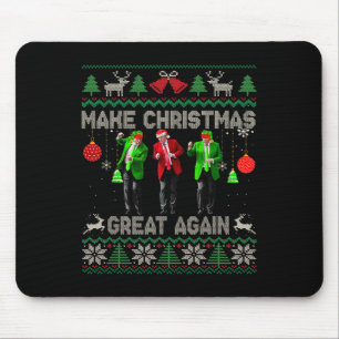 Make Christmas Great Again Santa Trump Dance Ugly  Mouse Mat