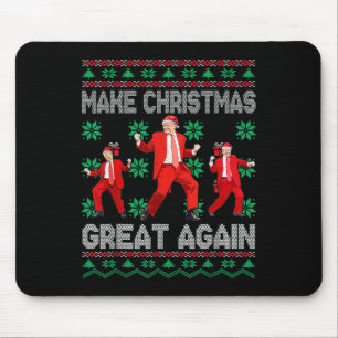 Make Christmas Great Again Santa Trump Dance Xmas Mouse Mat