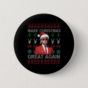 Make Christmas Great Again Trump Christmas Funny 2 6 Cm Round Badge
