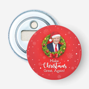 Make Christmas Great Again Trump MAGA funny gift Bottle Opener