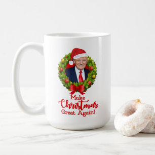 Make Christmas Great Again Trump MAGA funny gift Coffee Mug