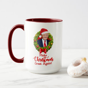 Make Christmas Great Again Trump MAGA funny gift Mug