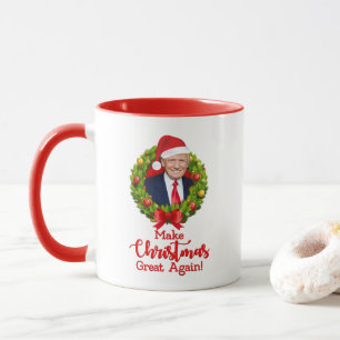 Make Christmas Great Again Trump MAGA funny gift Mug