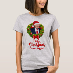 Make Christmas Great Again Trump MAGA funny gift T-Shirt