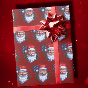 Make Christmas Great Again Trump Maga Wrapping Paper