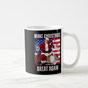 Make Christmas Great Again Trump Pajamas Ugly _5  Coffee Mug