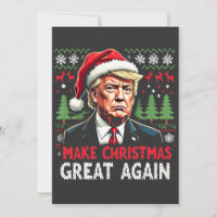 Make Christmas Great Again Ugly Xmas Sweater Trump