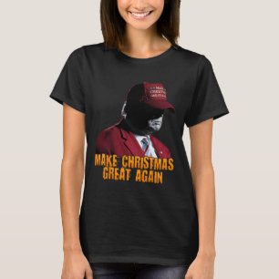 Make Christmas Great Again Xmas Funny Trump Pajama T-Shirt