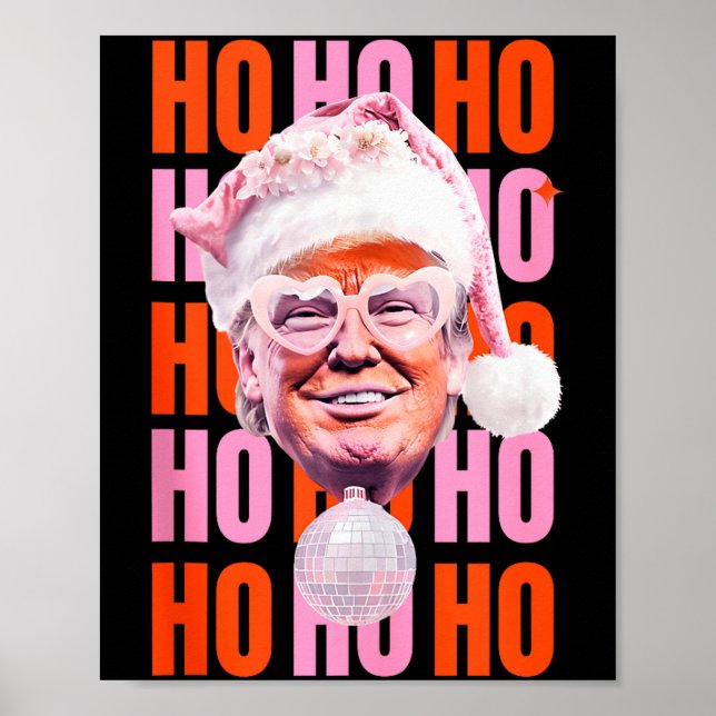 Make Christmas Great Again Xmas Party Funny Trump  Poster (Front)