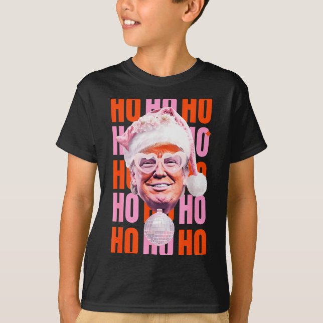 Make Christmas Great Again Xmas Party Funny Trump  T-Shirt (Front)