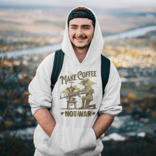 Make coffee Graphic retro artwork Hoodie
