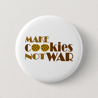 Make Cookies Not War 6 Cm Round Badge