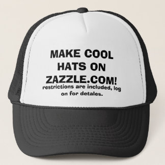MAKE COOL HATS ON ZAZZLE.COM!