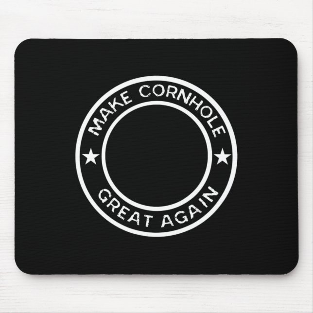 Make Cornhole Great Again Tournament Team Jersey  Mouse Mat (Front)