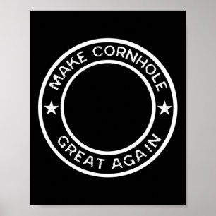 Make Cornhole Great Again Tournament Team Jersey  Poster