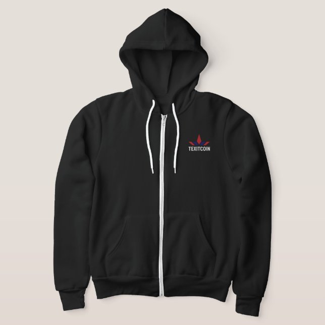 Make Crypto Great Again Women's Zip Up Hoodie (Laydown)