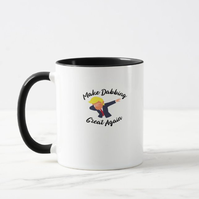 Make Dabbing Great Again Design Classic Mug (Left)
