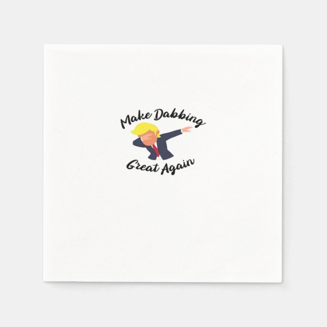 Make Dabbing Great Again Design Classic Napkin (Front)