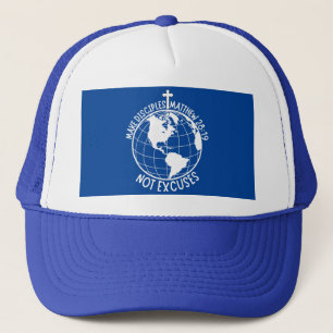 Make Disciples Not Excuses Christian Faith Bible Trucker Hat