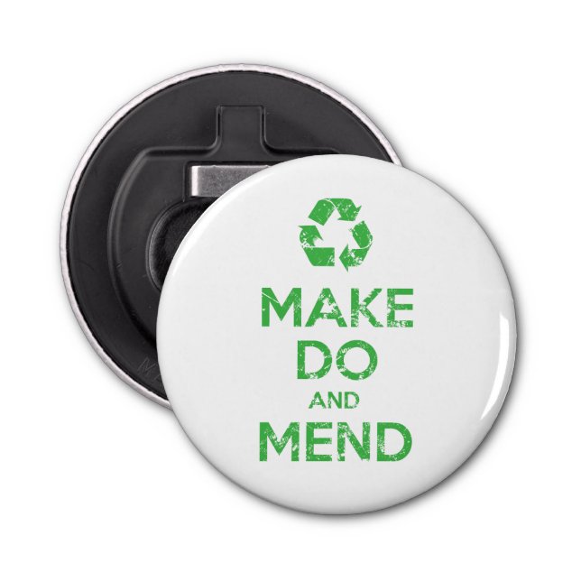 Make Do and Mend Bottle Opener (Front)