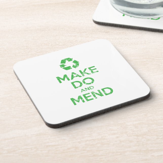 Make Do and Mend Coaster (Left Side)