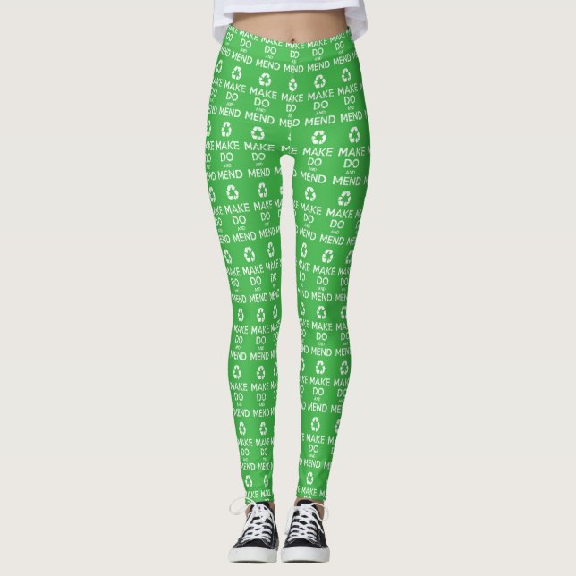 Make Do and Mend Leggings (Front)
