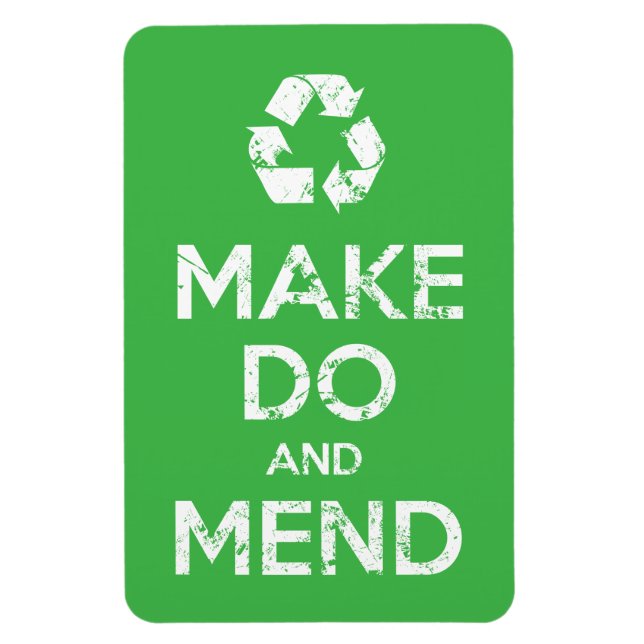 Make Do and Mend Magnet (Vertical)