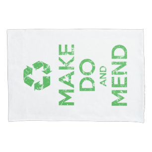 Make Do and Mend Pillow Case