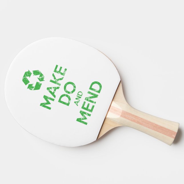 Make Do and Mend Ping Pong Paddle (Side)