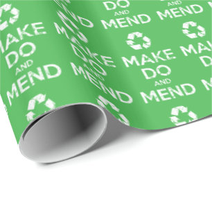 Make Do and Mend Wrapping Paper