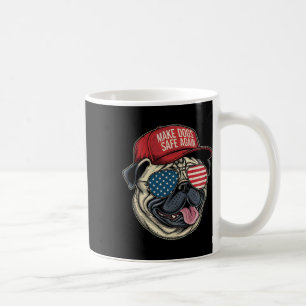 Make Dog Safe Again Red Hat Funny Debate 2024  Coffee Mug