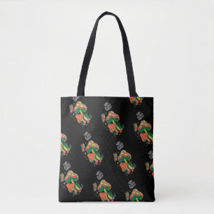 Make Dreams Happen Colourful Mushrooms Butterfl Tote Bag