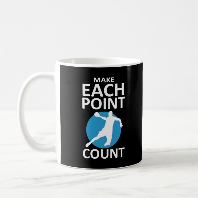 Make Each Point Count - Handball Coffee Mug (Left)