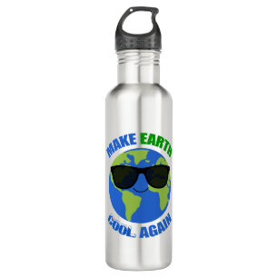 Make Earth Cool Again Climate Change 710 Ml Water Bottle