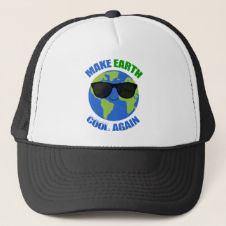 Make Earth Cool Again Climate Change Trucker Hat