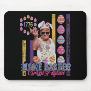 Make Easter Great Again Bunny Trump Salt Bae Usa F Mouse Mat