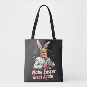 Make Easter great again Easter Trump Eggs Tote Bag