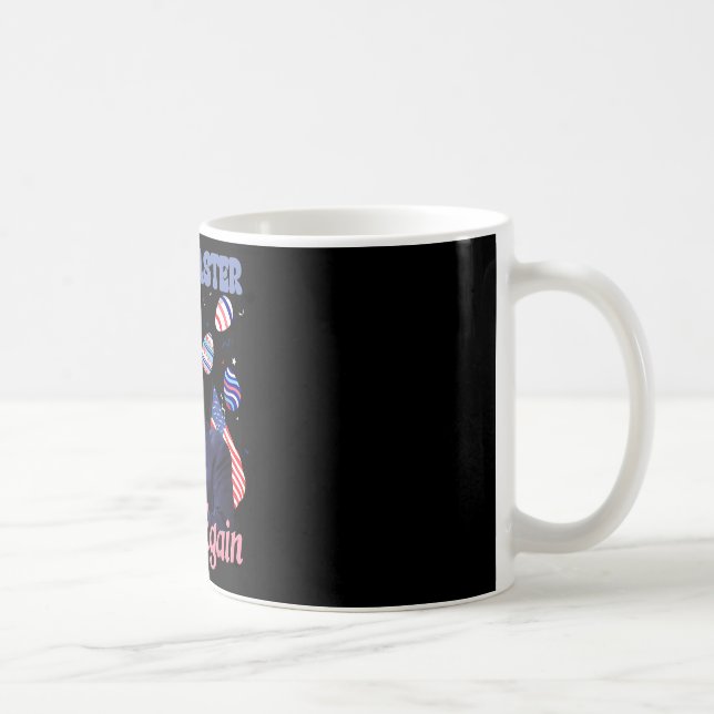 Make Easter Great Again Funny Trump Bunny  Coffee Mug (Right)