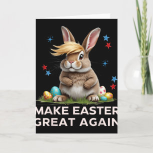 Make Easter Great Again Funny Trump Bunny Spring E Card