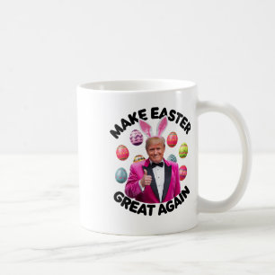 Make Easter Great Again Funny Trump Bunny Spring H Coffee Mug
