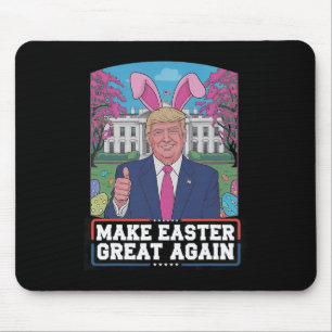 Make Easter Great Again Funny Trump Bunny Spring H Mouse Mat
