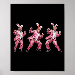 Make Easter Great Again Funny Trump Bunny Spring H Poster