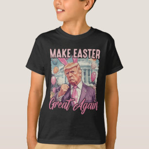 Make Easter Great Again Funny Trump Bunny T-Shirt