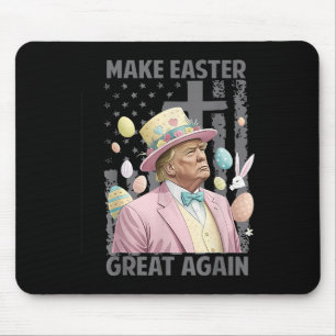 Make Easter Great Again Funny Trump President Mouse Mat