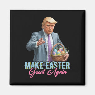 Make Easter Great Again Funny Trump Spring Hunt Eg Magnet