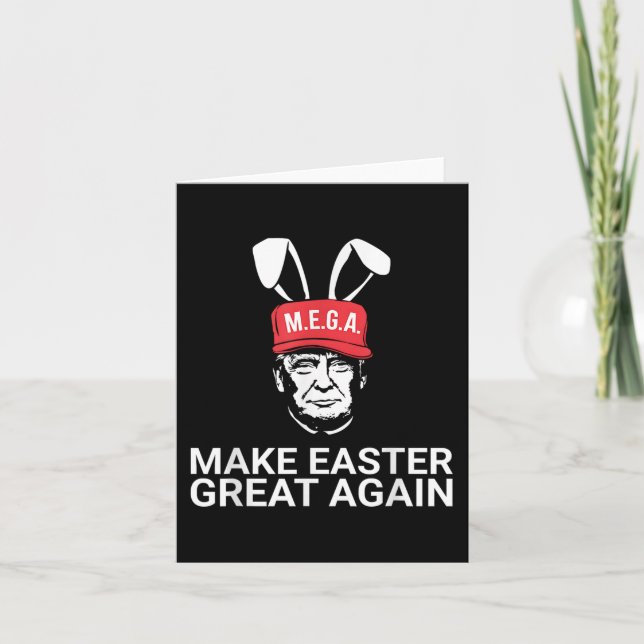 Make Easter Great Again Trump  Card (Front)