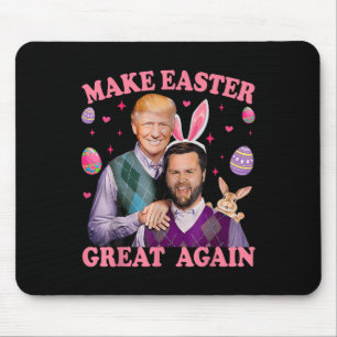 Make Easter Great Again Trump Vance Bunny Hunt Mouse Mat