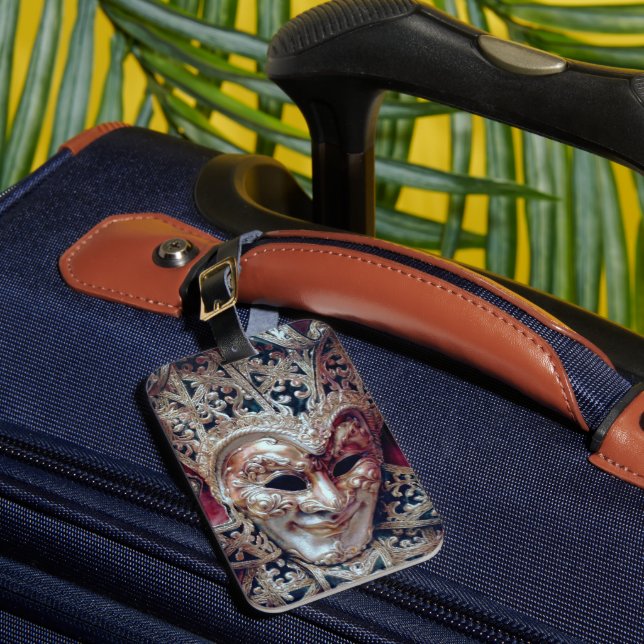 Make Em Laugh Luggage Tag (Front Insitu 1)